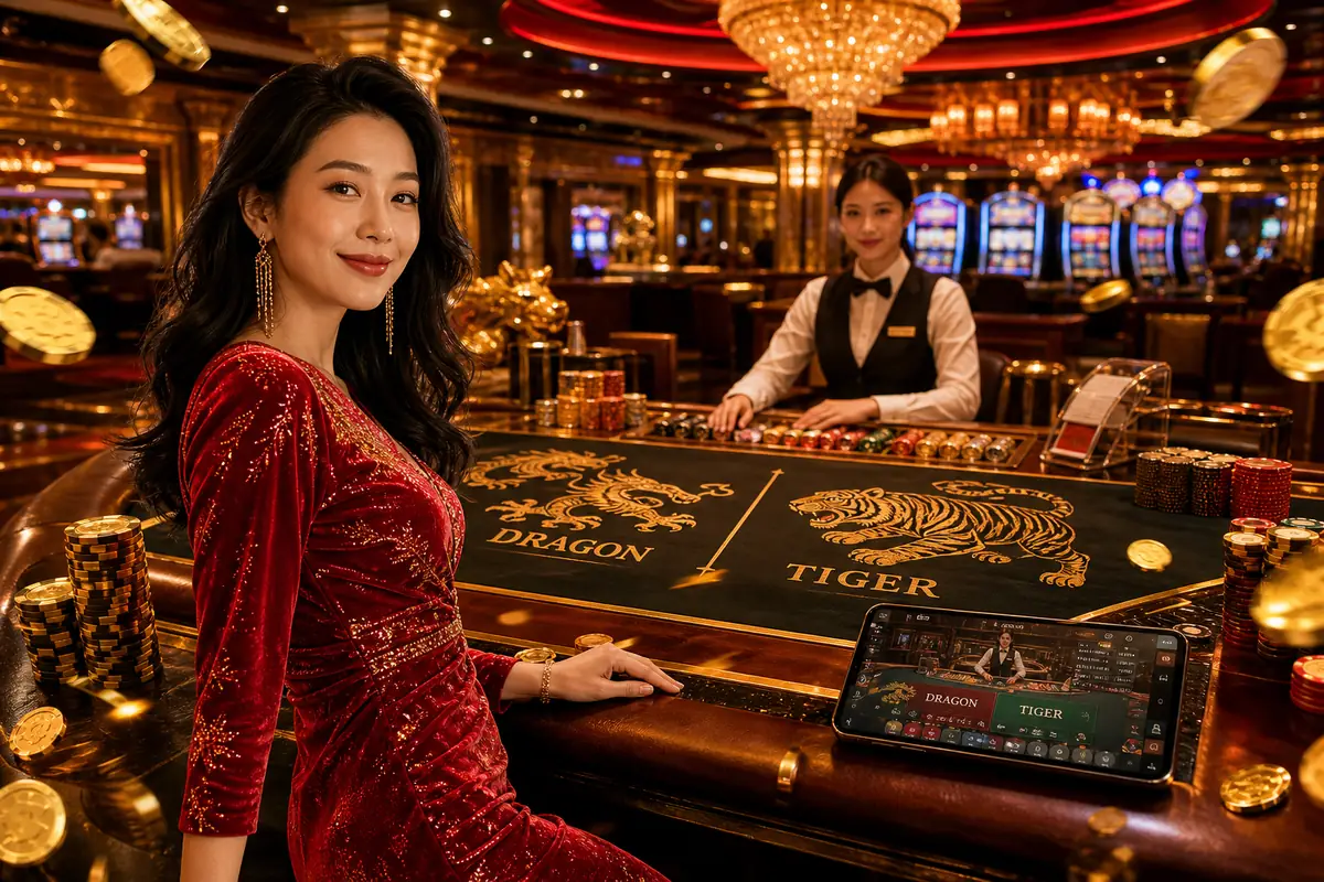 idol68 Live Baccarat ဒိုင်ကတ်ဖြတ်နေသောမြင်ကွင်း